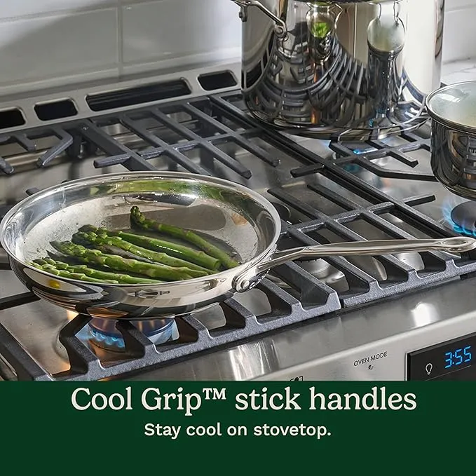 Cuisinart Stainless Steel Cookware Set, 11-Piece, Chef's Classic Collection