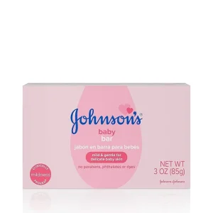 Johnson’s Baby Soap Bar, Gentle for Baby Bath and Skin Care, Hypoallergenic,