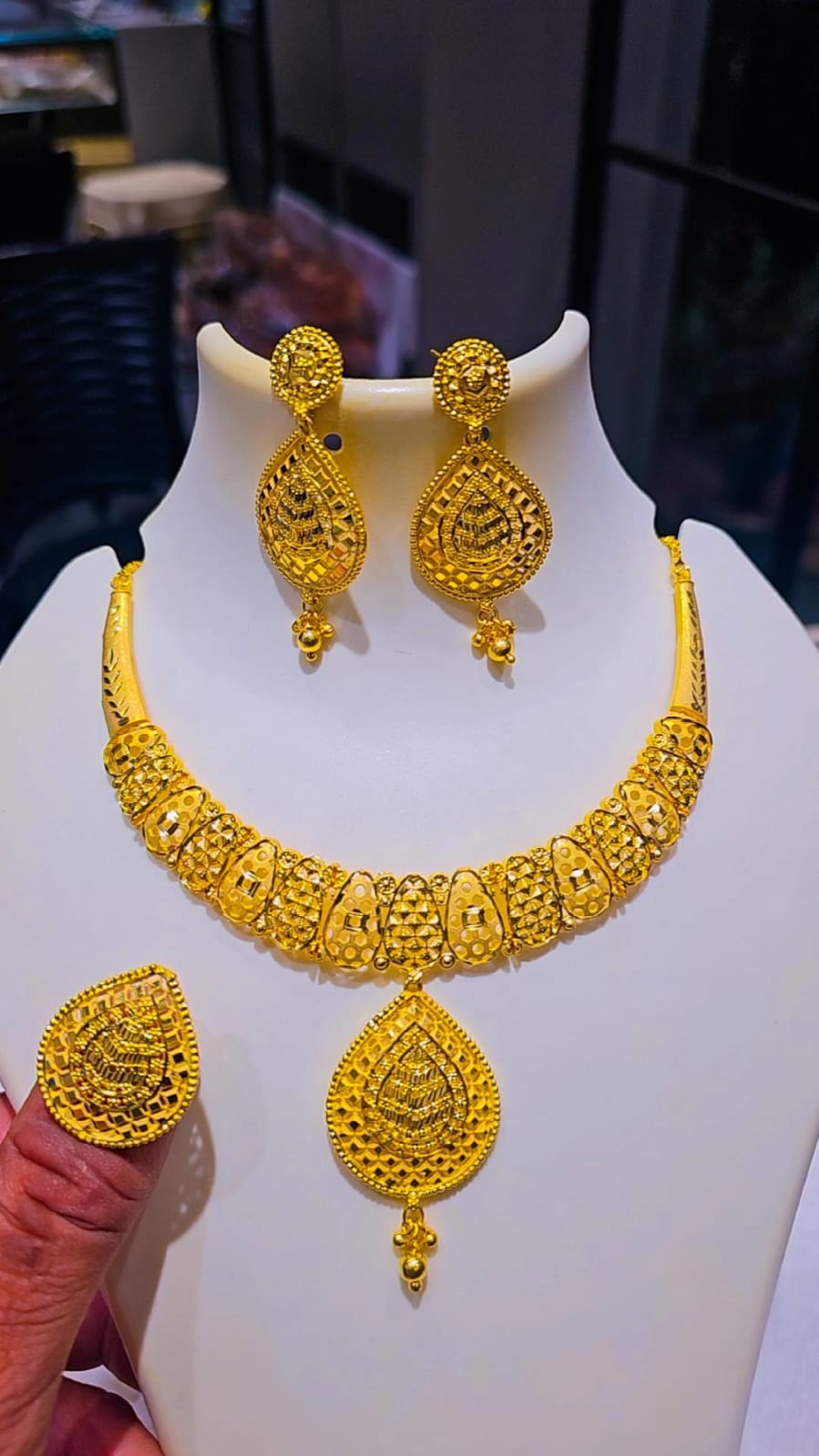 Gold Plated Bridal Jewellery Set