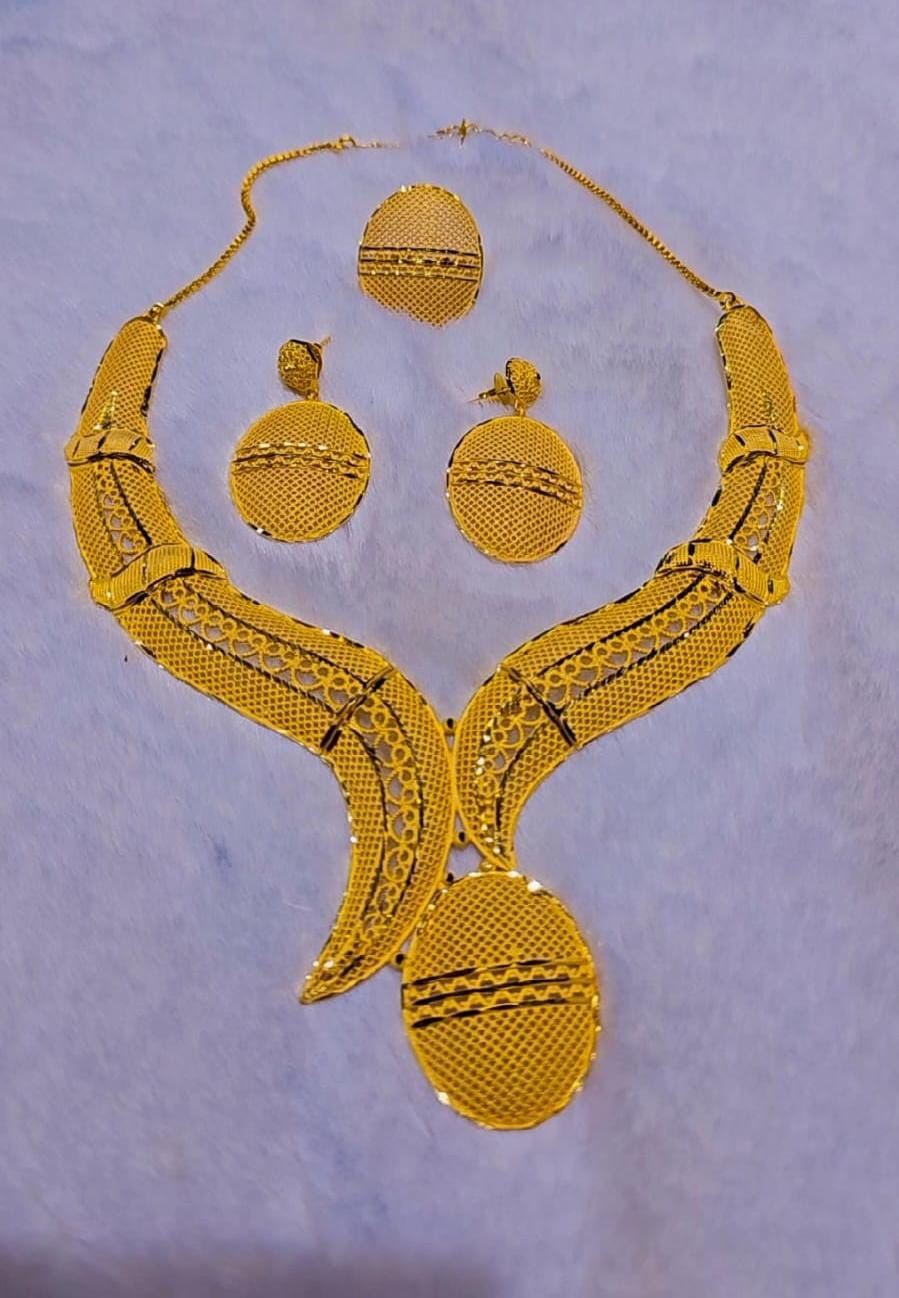 Gold-Plated Necklace Set (Pack of 1)