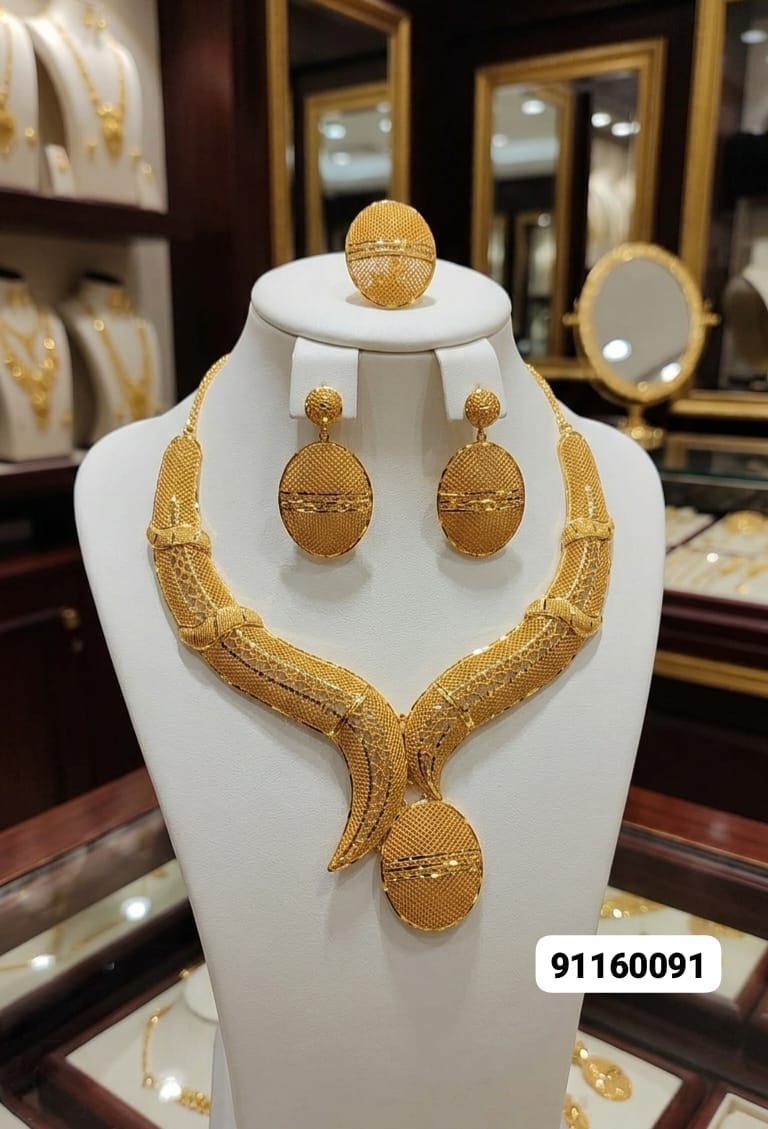 Siimoodi Gold-Plated Bridal Jewellery Set (Pack of 1)