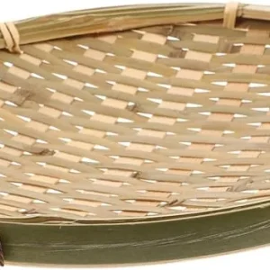 Bamboo Storage Basket Woven Food Basket Woven Food Basket Decorative Bamboo Woven Storage Basket Kitchen Counter Accessory