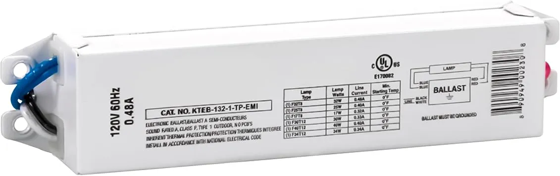 Electronic Ballast 220-240V AC 2x36W  Wide Voltage Fluorescent Lamp Ballasts ballast