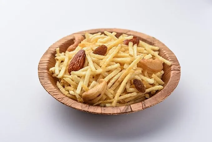 Ghotaram Falahari Chivda Namkeen, Falahari Aloo Lachha, Falahari Aaloo Lachha Meetha Chivda, Falahari Potato Namkeen, Specialy Eat In Fasting, Fasting Healthy Snack Namkeen-300g*1Pack