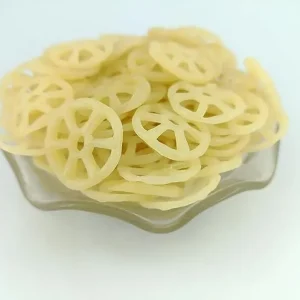 Wheel Papad Ready To Fry Wheels Fryums | Wheels Shaped Fryums Papad/Chips | Indian Snack Crunchy Papad Chips Snack/Pellets Wheels (300 Gram)