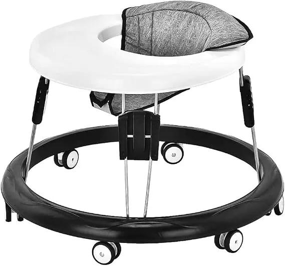 Baby Walkers for Boys/Girls, Baby Walker Premium Infant Toddler Walkers for Babies with Adjustable Bouncy Seat/Universal Wheels/Easy Clean Tray, Legs Exersaucer Helper