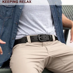 BULLIANT Men Belt Multi Pack,Leather Belt For Gift Men Golf Dress Casual Jean 7Holes 1 3/8″