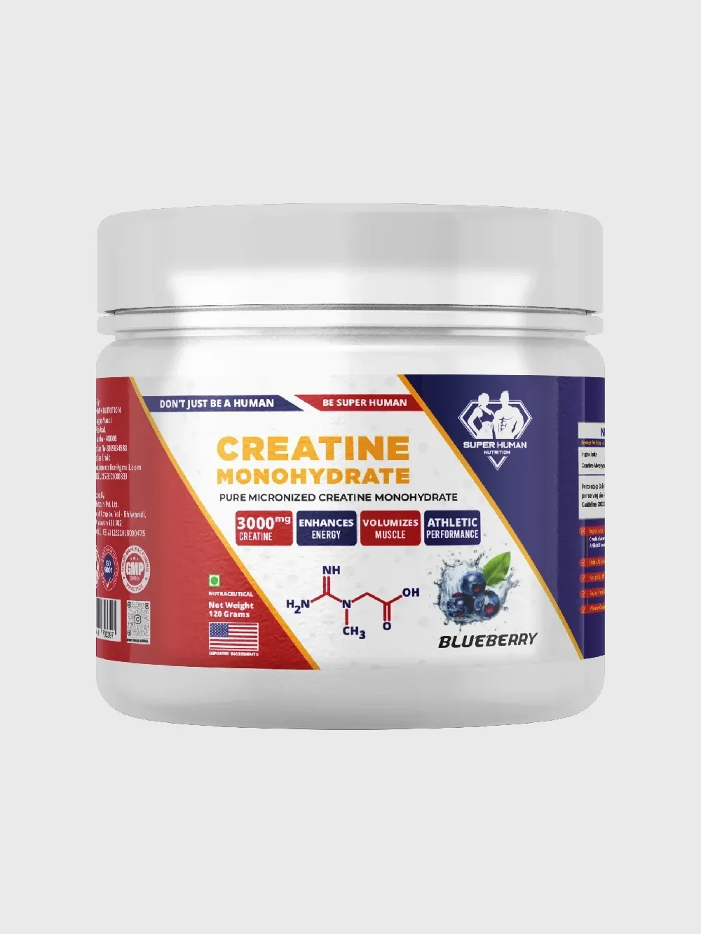 Super Human Nutrition - Blueberry Creatine