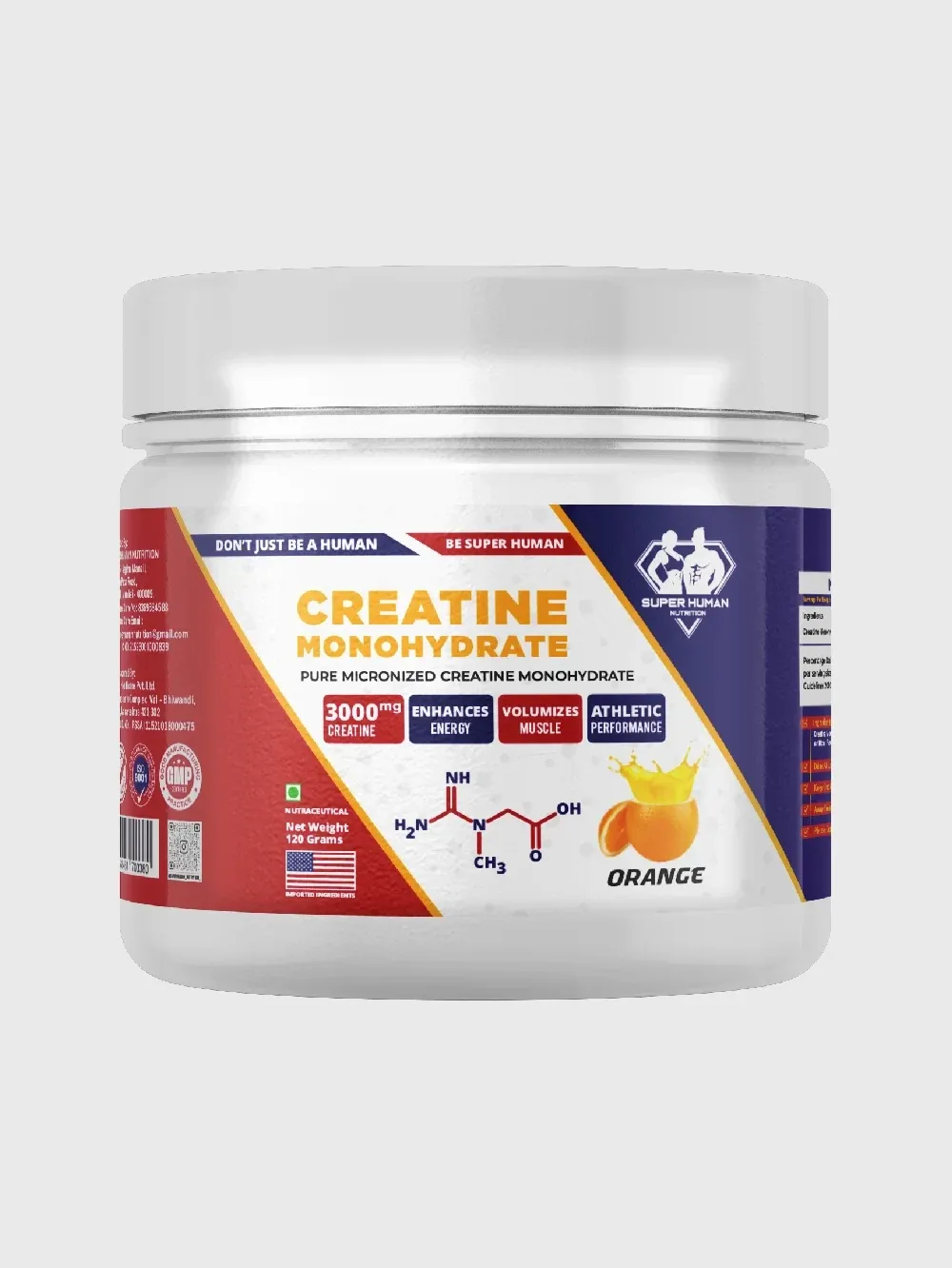Super Human Nutrition - Orange Creatine
